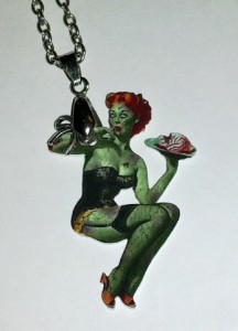 zombie pinup necklace from Pussy's Bowtique