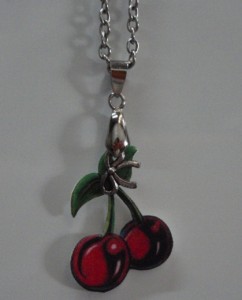 Cherry charm from Pussy's Bowtique